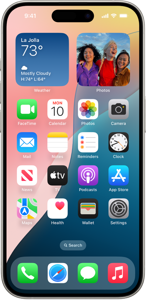 iPhone Home Screen